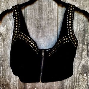 Studded Crop Top